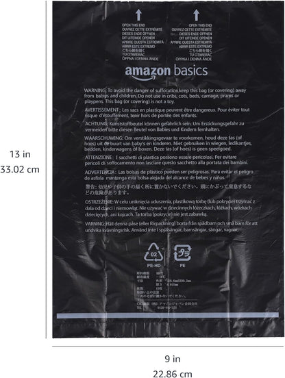 Dog Waste Bags with Dispenser and Leash Clip, Unscented, 300 Count (20 Packs of 15 Bags)