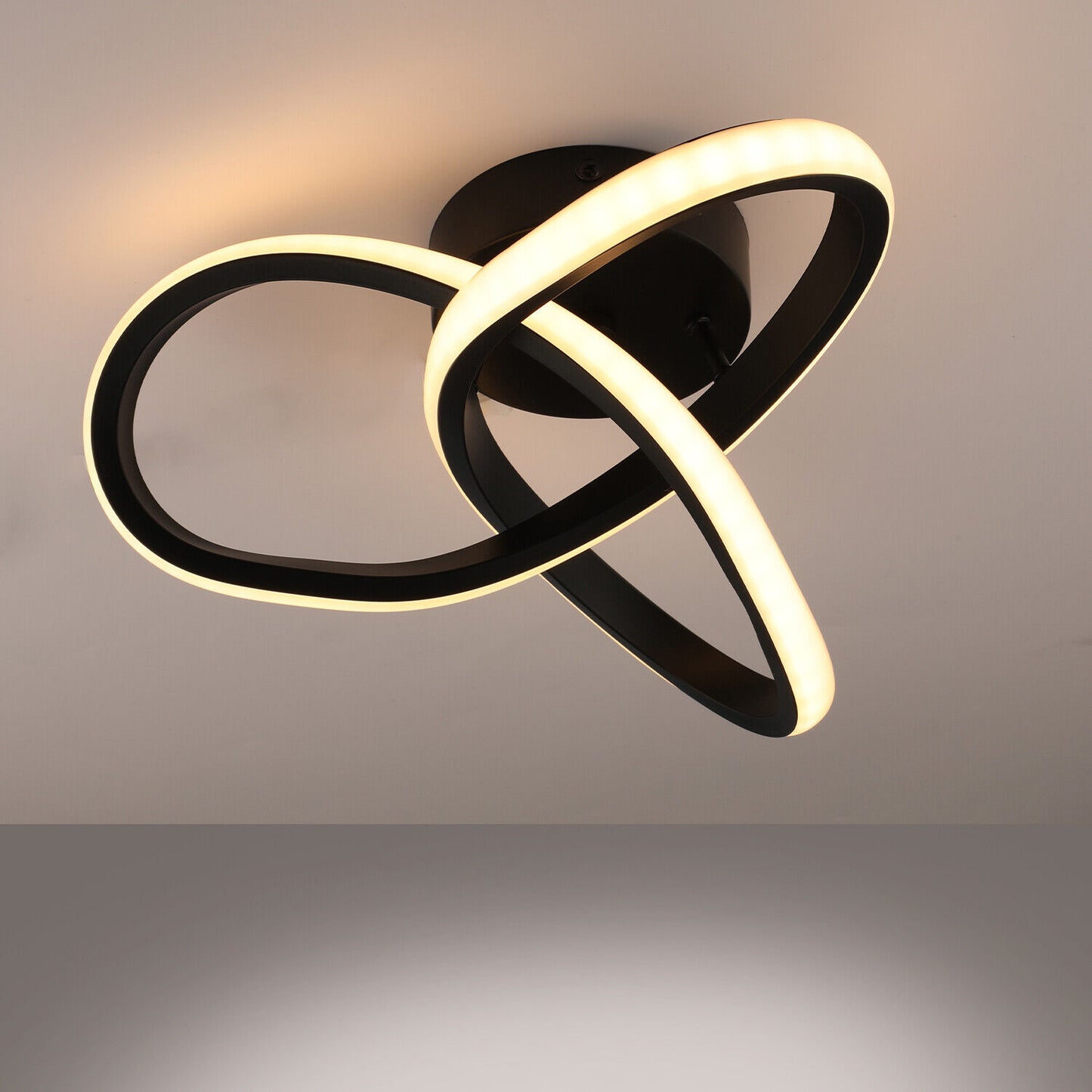 Modern Chandelier LED Lamp White Frame Ceiling Light Living Room Pendant Lights
