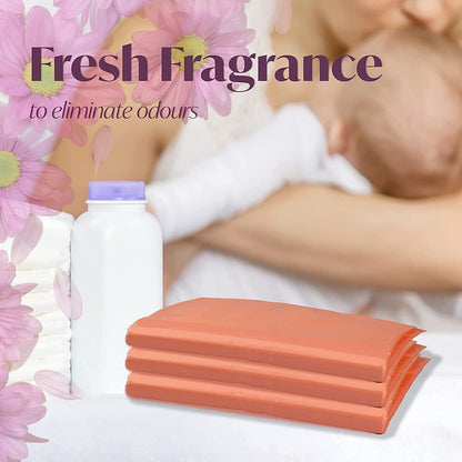 Disposable Tie Handle Nappy Bags Fragranced Scented Baby Changing