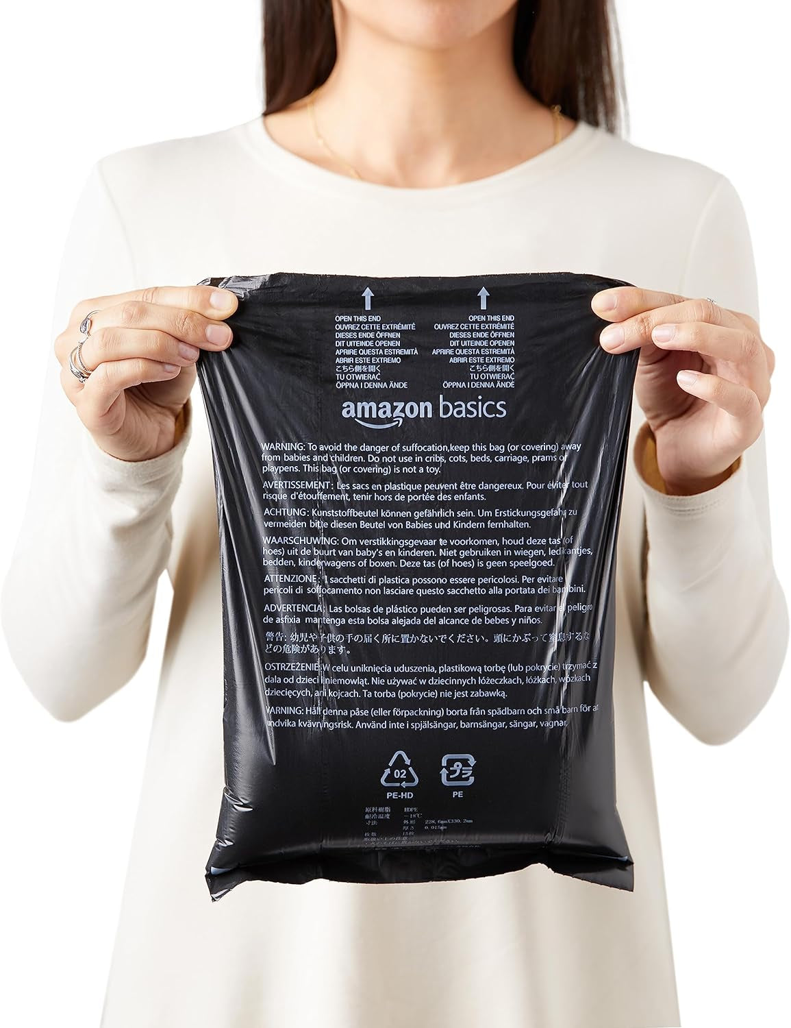 Dog Waste Bags with Dispenser and Leash Clip, Unscented, 300 Count (20 Packs of 15 Bags)