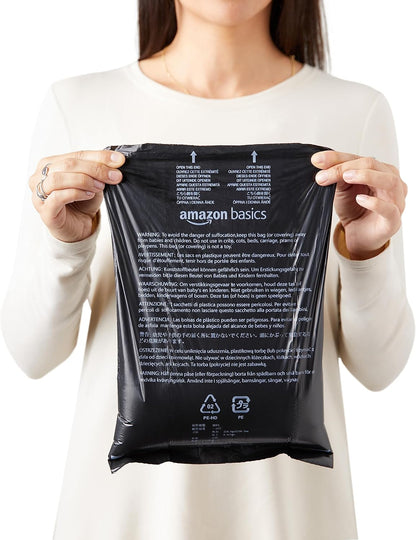 Dog Waste Bags with Dispenser and Leash Clip, Unscented, 300 Count (20 Packs of 15 Bags)