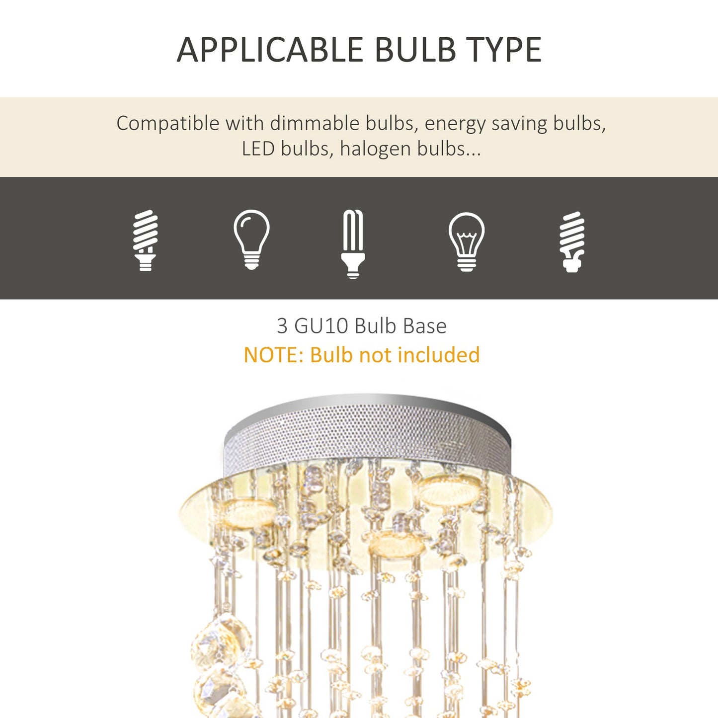 Modern Crystal Droplet Ceiling Light Spiral Cascading Chandelier Lamp Bedroom