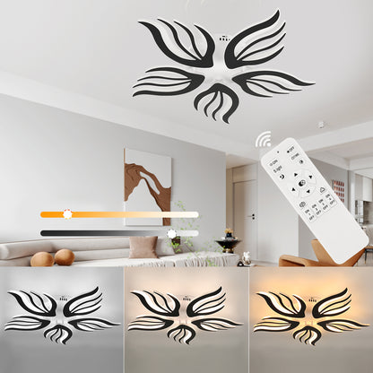Modern Chandelier LED Lamp White Frame Ceiling Light Living Room Pendant Lights