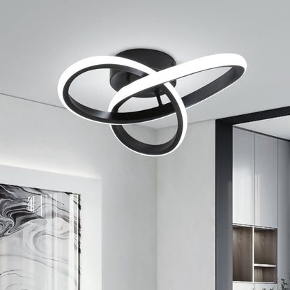 Modern Chandelier LED Lamp White Frame Ceiling Light Living Room Pendant Lights